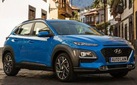 Alquiler de Hyundai Kona Auto hibrid en Fuerteventura